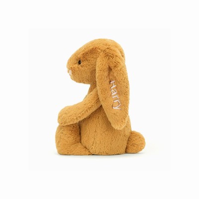 Jellycat Bashful Golden Bunny Medium Australia | 764519LHS